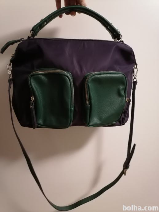 Penny Black vijolično zelena nova torba
