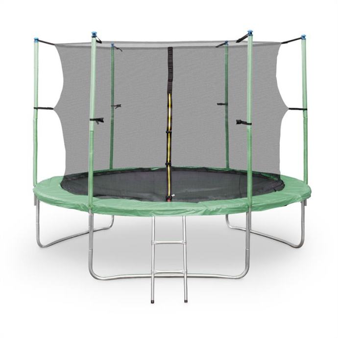 KLARFIT Rocketgirl XXL, 305-cm trampolin, zelen