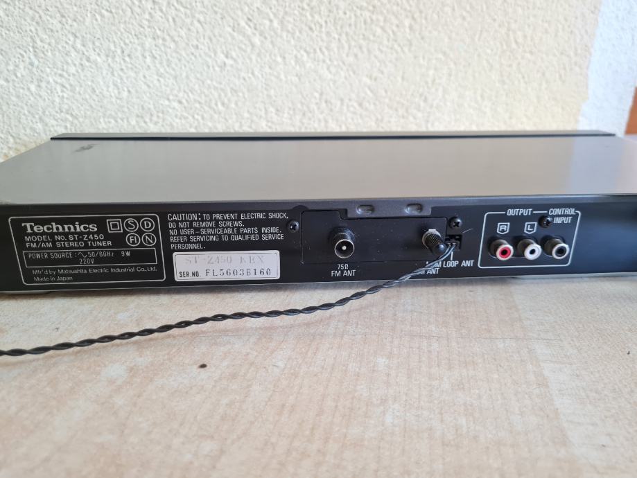 Tuner Technics ST-Z450L Argenté - Révisé, Fonctionne Parfaitement