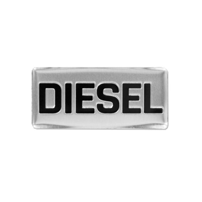 Aluminijast Emblem/Logo Diesel 5,5x2,5 cm