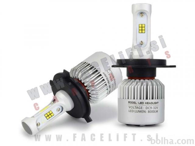 LED kit CSP / H4 / 4000lm / 6000K / 12V 24V
