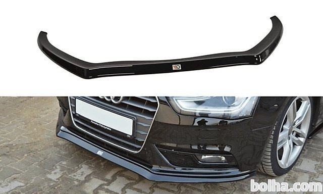 Podaljšek odbijača - splitter spredaj Audi A4 B8 11-15 Facelift V1,...