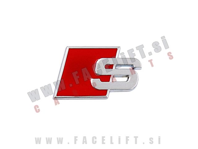 Audi / S emblem (nalepka)