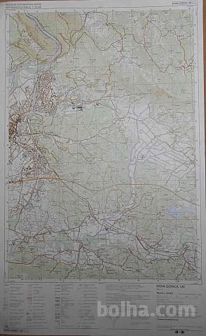 zemljevidi, topografske karte DTK 25 (1: 25000)