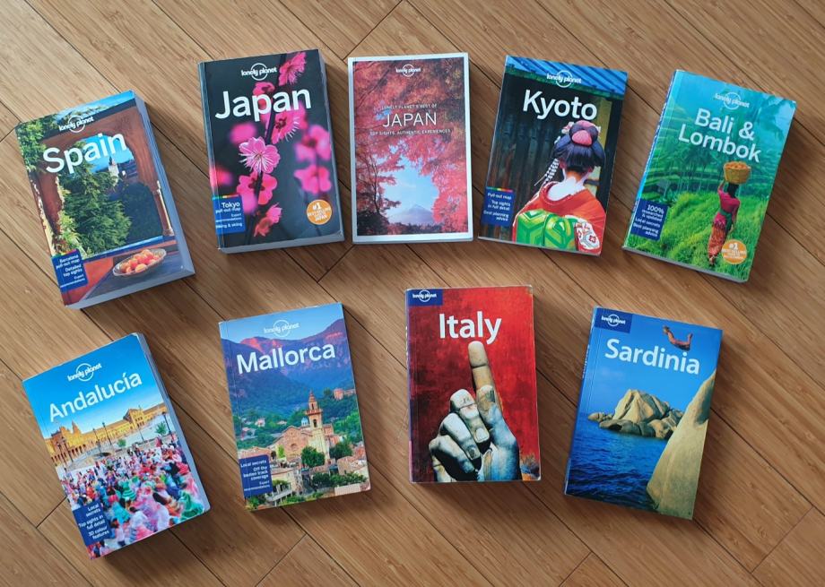 Lonely Planet: Japonska, Kyoto, Best of Japan, Bali in Lombok,Malezija