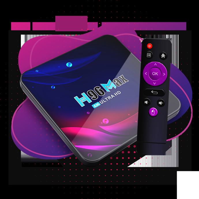 Android TV Box H96 Max 4K Ultra HD 4/32