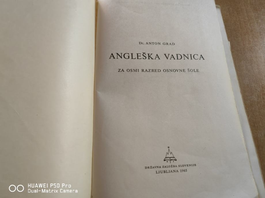 Angle ka Vadnica Za Osmi Razred Osnovne ole 1965