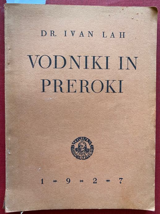 Stara knjiga Vodniki in preroki 1927