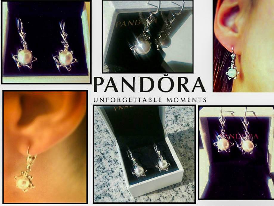 ✔Novi Pandora Uhani linja Pearl loops Mpc 90 eur
