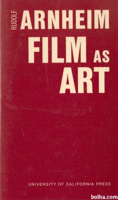Film as Art / Rudolf Arnheim