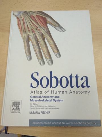 Atlasi anatomije Sobotta in celična biologija knjige+atlas