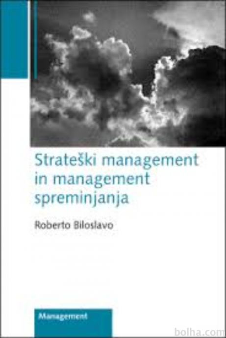 Strateški management in management spreminjanja