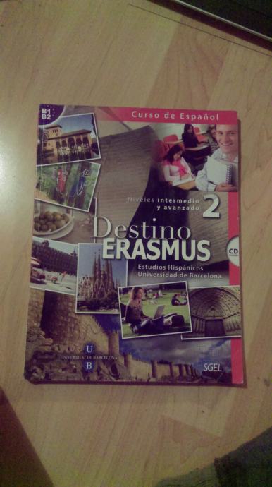 Učbenik španščina Destino Erasmus 2 (pc 42€)