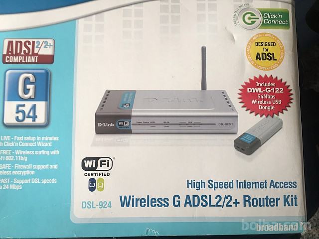 D-Link ADSL2+ usmerjevalnik.
