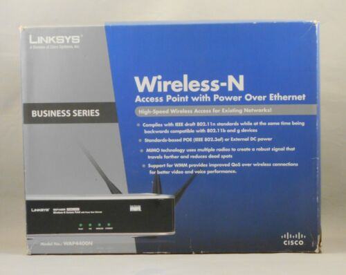 Linksys WAP 4400N wireless AP with PoE