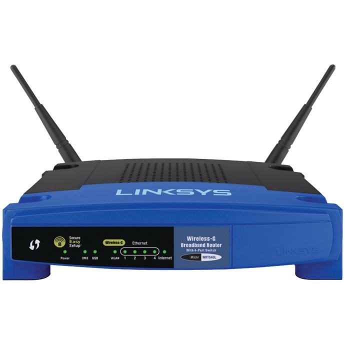 Linksys WRT54GL brezžični router usmerjevalnik