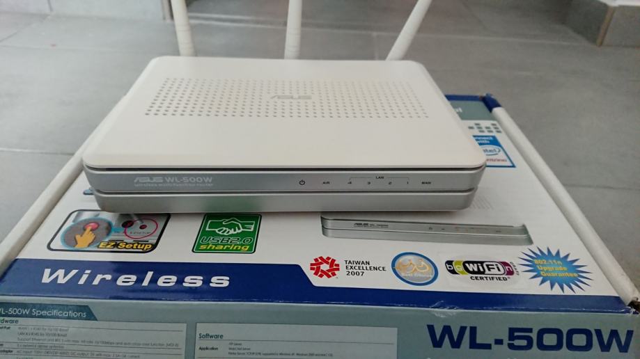 Wireless router ASUS WL-500W USB