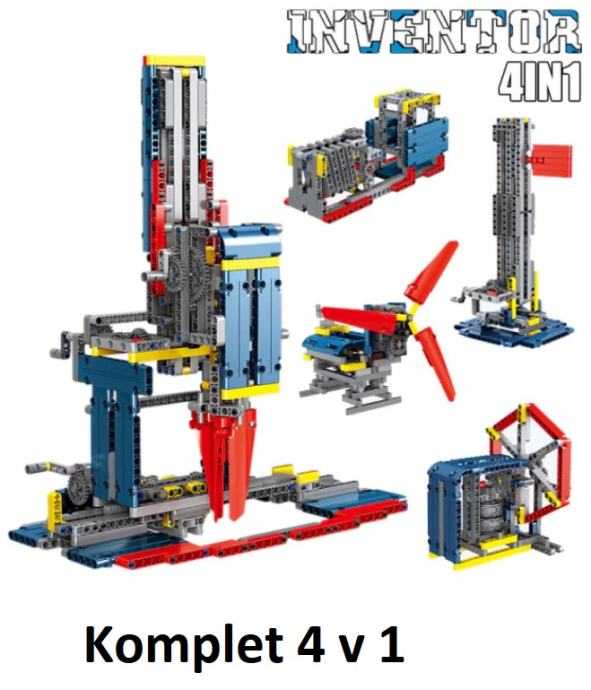 Replika LEGO INOVATOR Rdeče-modri set Technic Mindstorms