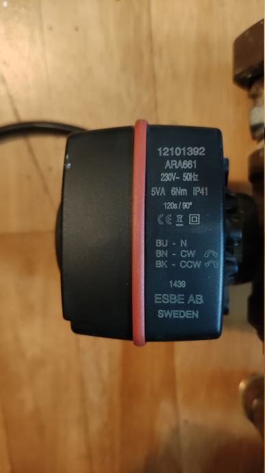 Mešalni ventil ESBE ARA661