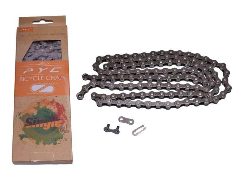 Catena Izumi Per Bici FixedGear/BMX - 1/2 X 1/8, Colore Oro, Made In Catena Izumi Per Bici FixedGear/BMX - 1/2 X 1/8, Colore Oro, Made In