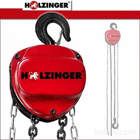 Verižni škripec Holzinger 1000kg / 1t