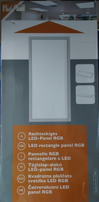novi vgradni LED RGB svetilki
