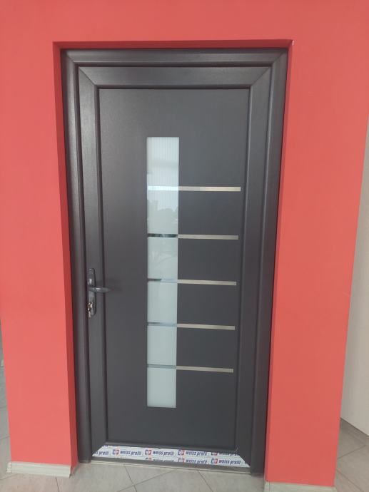 VHODNA VRATA PVC ANTRACIT