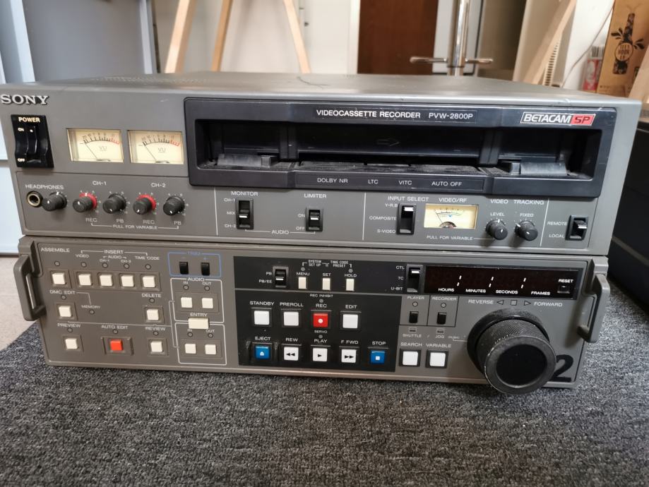 SONY VIDEOCASSETTE RECORDER PVW-2800P