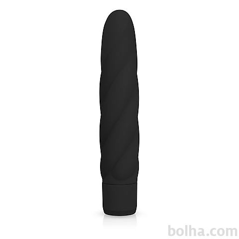 Črn silikonski vibrator