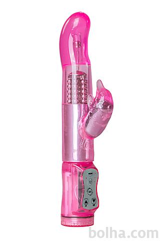 Rabbit Vibrator Easytoys Dolphin, roza