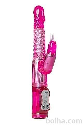 Rabbit vibrator Easytoys Kolibri, roza
