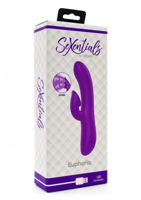 VIBRATOR Sexentials By Toy Joy Euphoria Purple