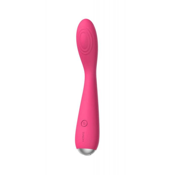 Svakom Iris Flexible Clitoral & G Spot Silicone Vibrator Plum Red main image 0