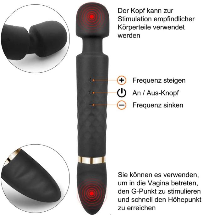 Vibrator z masažerjem