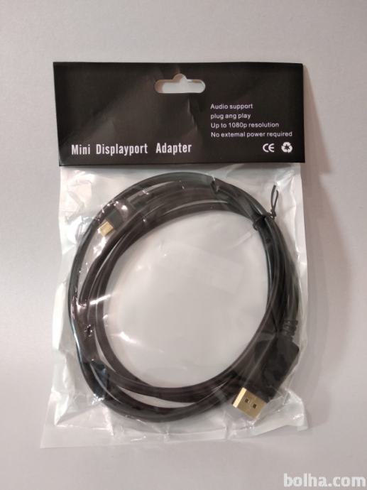 DisplayPort - Mini DisplayPort (DP-mini DP) kabel