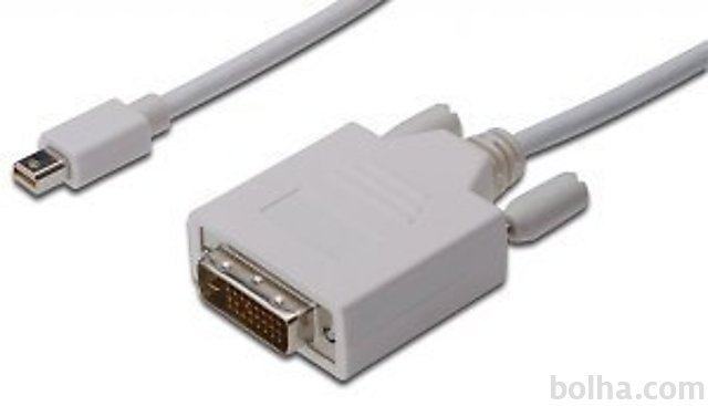 Priključni video kabel Assmann, miniDisplayPort/DVI-D, 3m