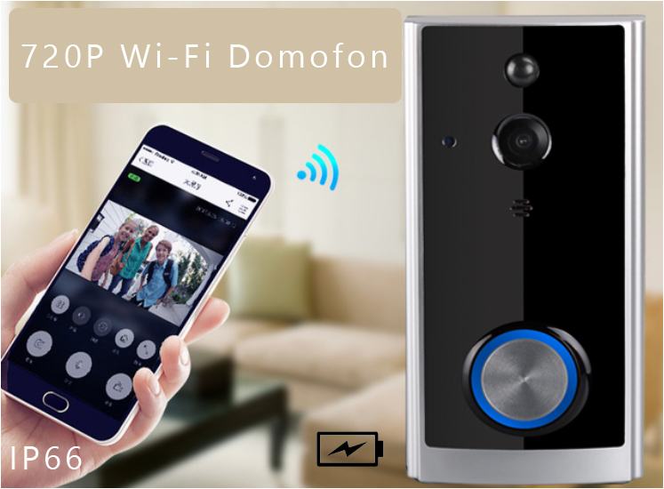 720P HD Wi-Fi Smart Domofon Ilfa R4079 - IP66 - Nočno