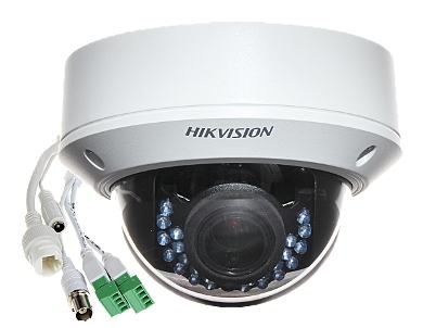 Antivandalna kamera Hikvision 2CD2742FWD + stenski nosilec