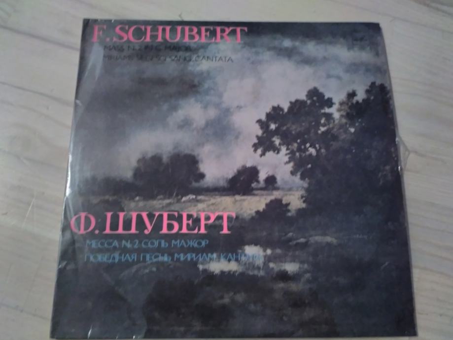 F. SCHUBERT MASS NO 2 VINIL LP