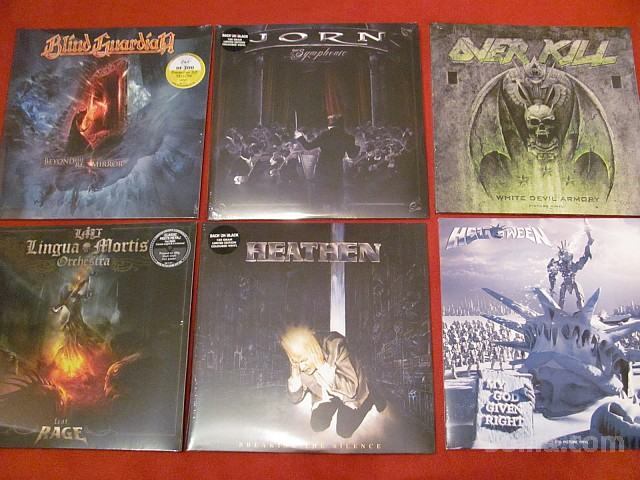 Helloween,Heathen,Rage,Overkill, Jorn, Blind Guardian, metal