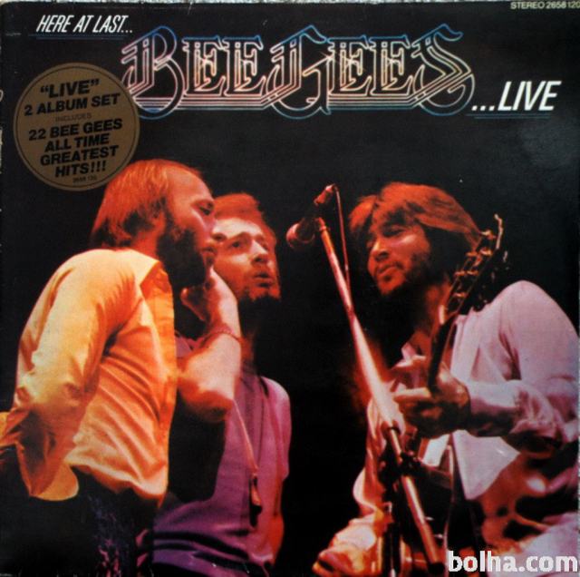 LP plošča Bee Gees ‎– Here At Last - Live