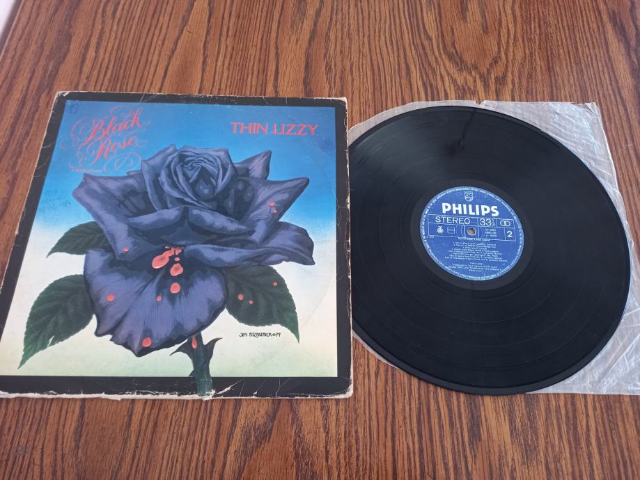 LP Plosca Thin Lizzy Black Rose