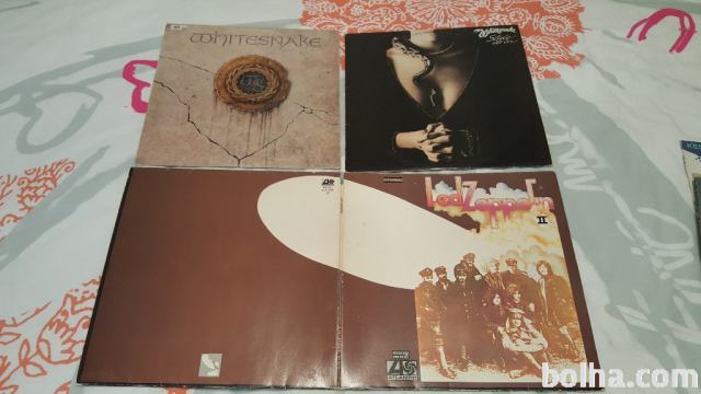 Lp plošče, vinilke Whitesnake in Led Zeppelin II tuja