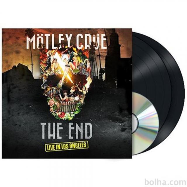 MÖTLEY CRÜE The end, 2 LP + DVD, gramofonska plošča, metal