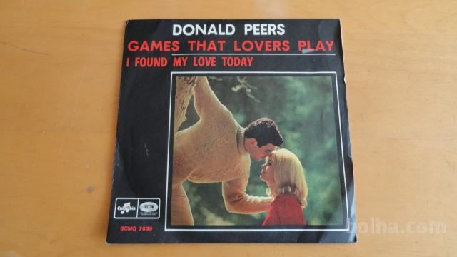 DONALD PEERS - I FOUND MY LOVE TODAY