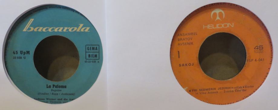 Male gramofonske plošče po 0,50€ za kos