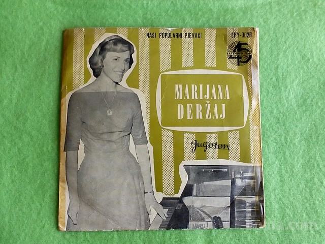 Marijana Deržaj uz Ljubljanski Jazz Ansambel 1959