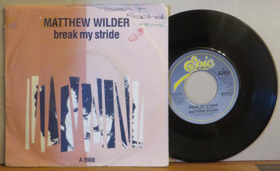 Ain T Nothing Gonna Break My Stride Matthew Wilder Matthew Wilder - Break My Stride