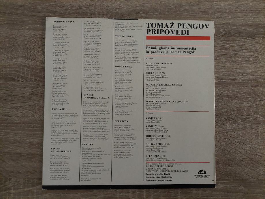 Tomaž Pengov - Pripovedi (1988)