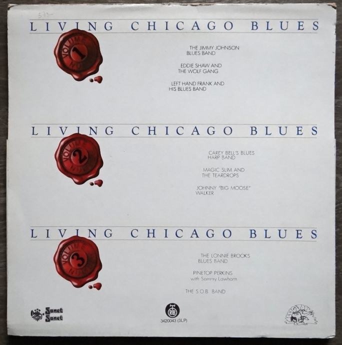 Various – Living Chicago Blues   (3x LP BOX)